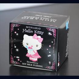 MONARIO×HELLO KITTY　豆乳フルーツプリン 箱10個入 【イチゴ】